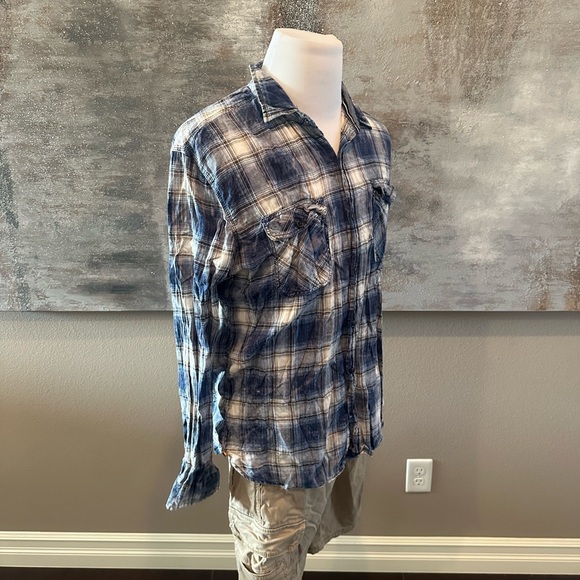 Men’s ProjekRaw Plaid Button-Front Shirt - Picture 2 of 7